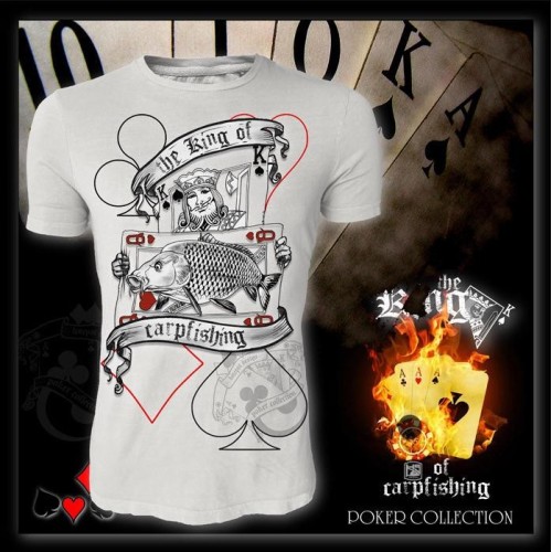 Camiseta de pesca HotSpot Desing THE KING OF CARPFISHING Talla M