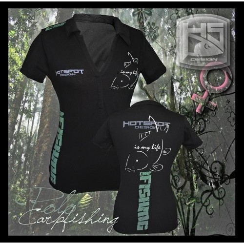 Polo de pesca HotSpot Desing CARPFISHING Woman Talla M