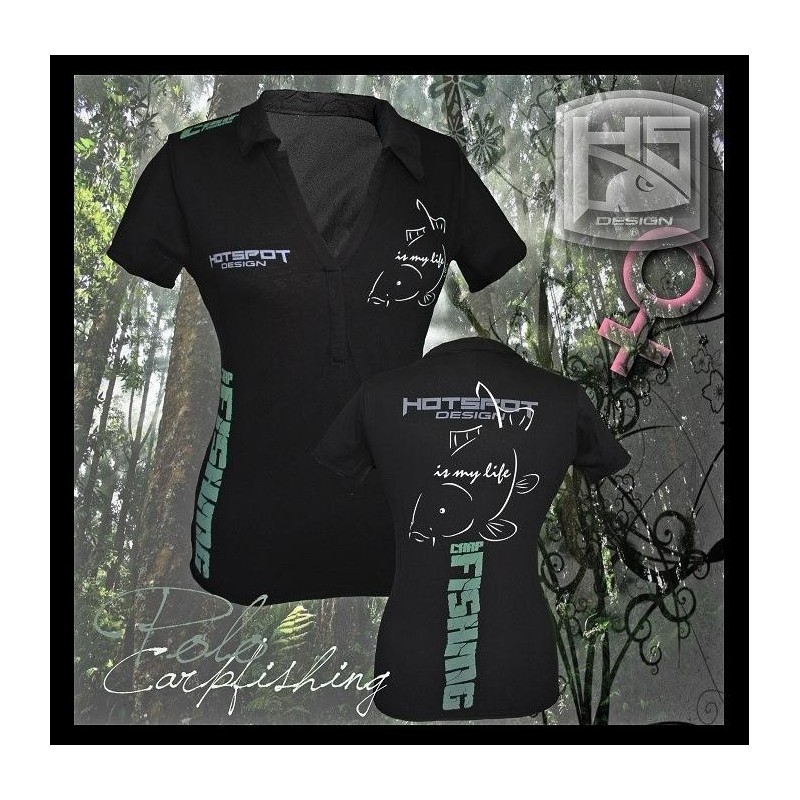 Polo de pesca HotSpot Desing CARPFISHING Woman Talla M