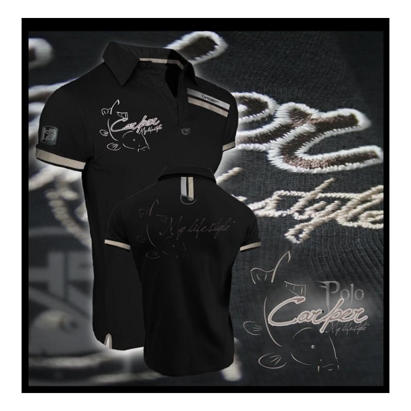 Polo de pesca HotSpot Desing CARPER Talla M