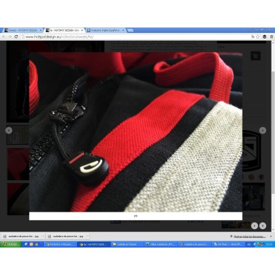 Sudadera de pesca HotSpot Desing HOTSPOT black/red Talla M