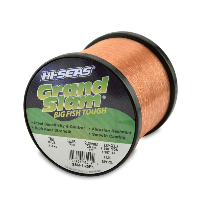 Monofilamento HI-SEAS Grand Slam 25 lbs PINK