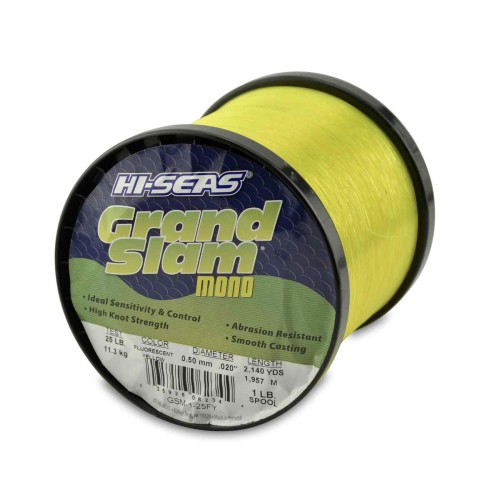 Monofilamento HI-SEAS Grand Slam 25 lbs YELLOW