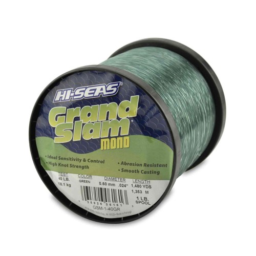 Monofilamento HI-SEAS Grand Slam 40 lbs GREEN