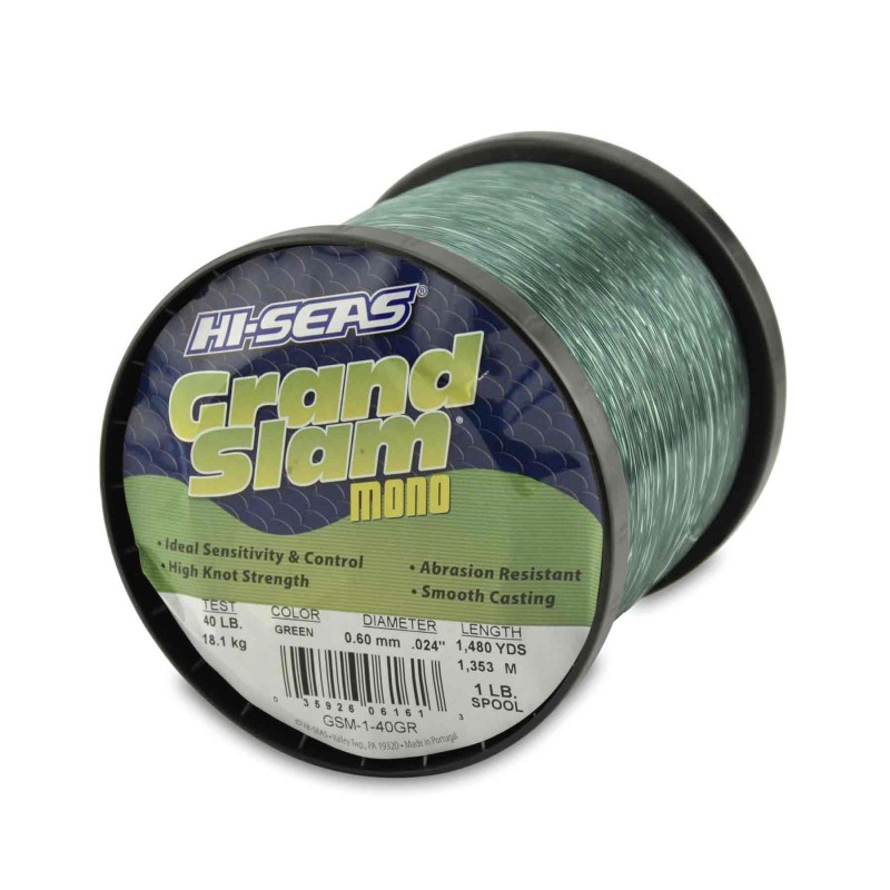 Monofilamento HI-SEAS Grand Slam 40 lbs GREEN