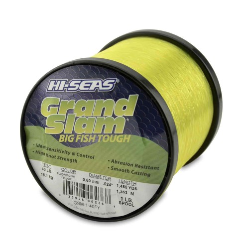 Monofilamento HI-SEAS Grand Slam 40 lbs YELLOW