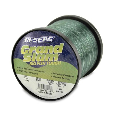 Monofilamento HI-SEAS Grand Slam 50 lbs GREEN