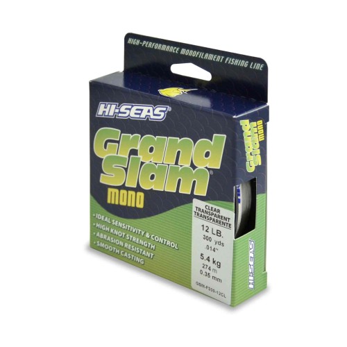 Monofilamento HI-SEAS Grand Slam 12 lbs CLEAR