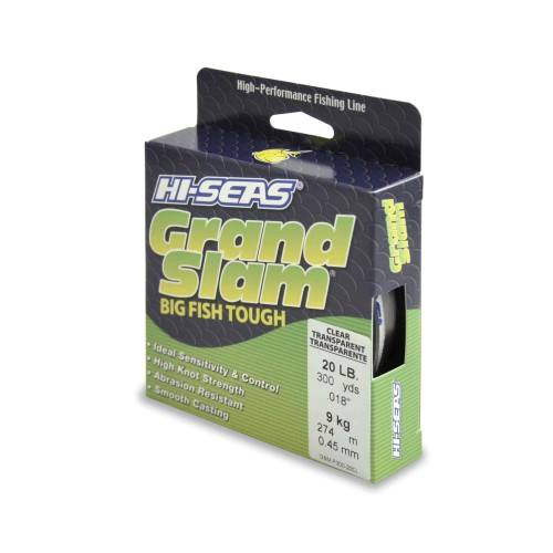 Monofilamento HI-SEAS Grand Slam 20 lbs CLEAR