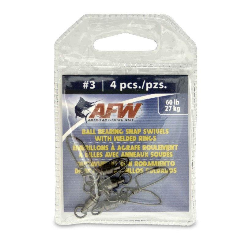 Grillete HI-SEAS BALL-BEARING SNAP SWIVELS 3