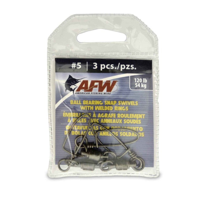 Grillete HI-SEAS BALL-BEARING SNAP SWIVELS 5