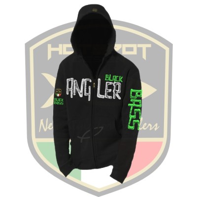 Sudadera de pesca HotSpot Desing BLACK BASS Talla M