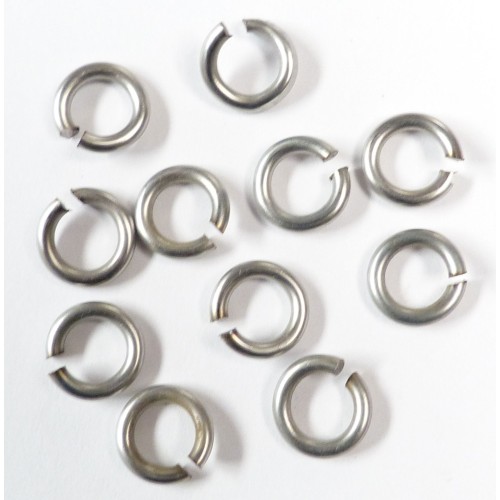 Anilla abierta de acero inoxidable de 2,4 mm