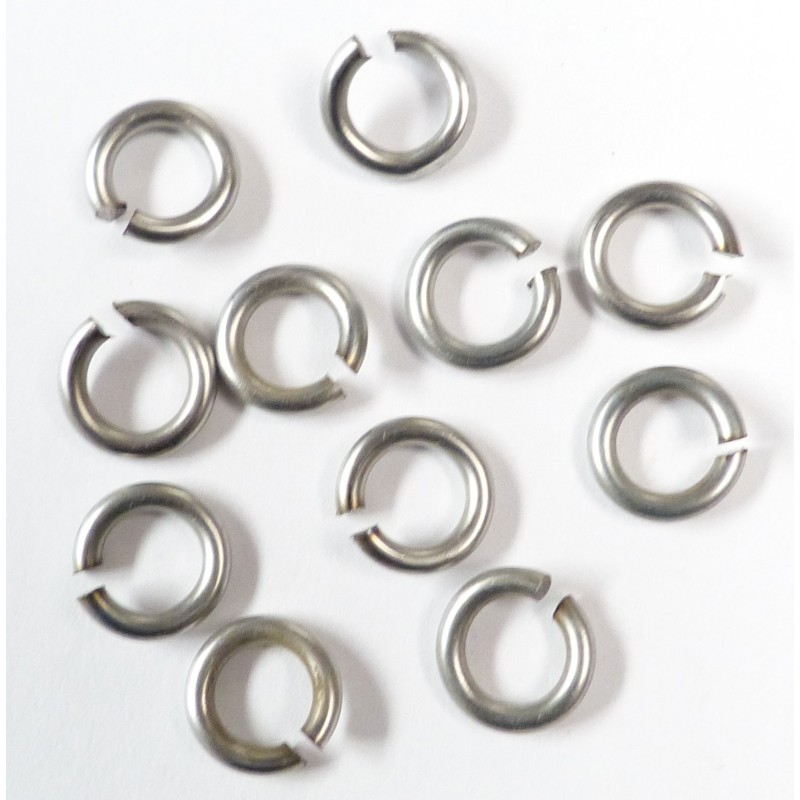 Anilla abierta de acero inoxidable de 2,4 mm