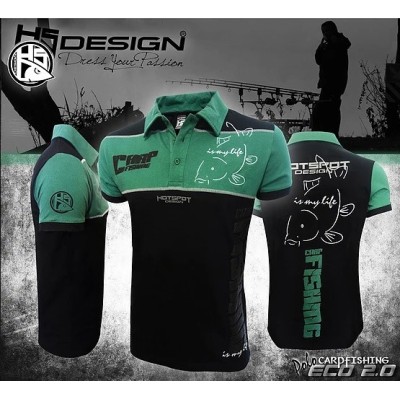 Polo de pesca HotSpot Desing CARPFISHING ECO 2.0 Talla M