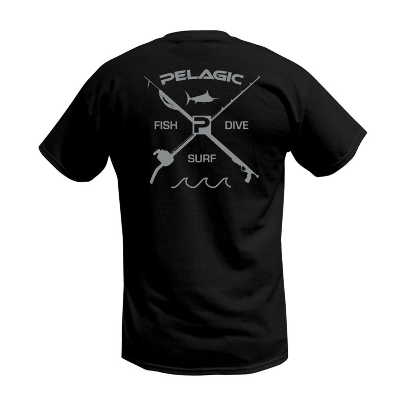 Camiseta de pesca PELAGIC PREMIUM FISH DIVE SURF TEE Talla L