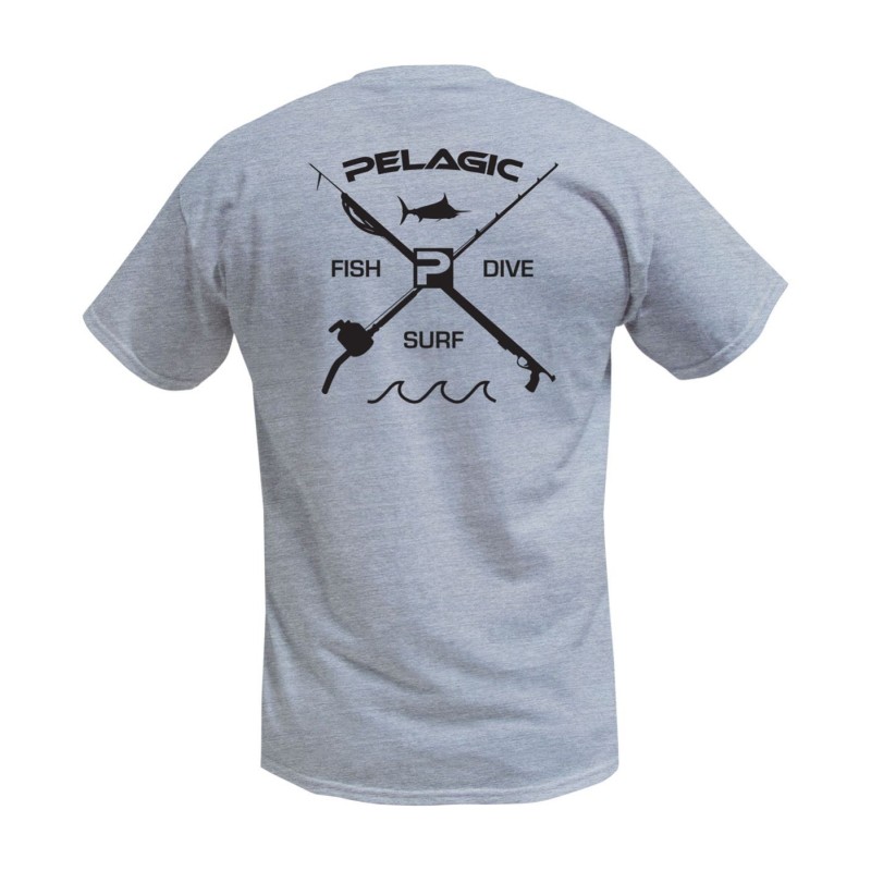 Camiseta de pesca PELAGIC PREMIUM FISH DIVE SURF TEE Talla L