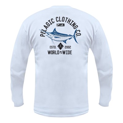 Camiseta de pesca PELAGIC MARLIN NATION LS Talla M