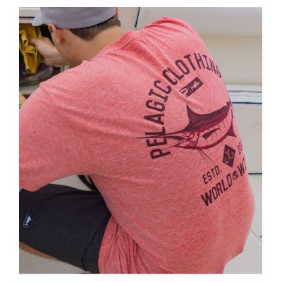 Camiseta de pesca PELAGIC BLACK LABEL MARLIN NATION TEE