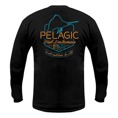 Camiseta de pesca PELAGIC OPEN LATE LS TEE Talla M