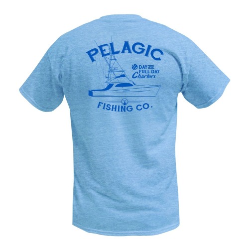 Camiseta de pesca PELAGIC CHARTER BOAT TEE Talla M