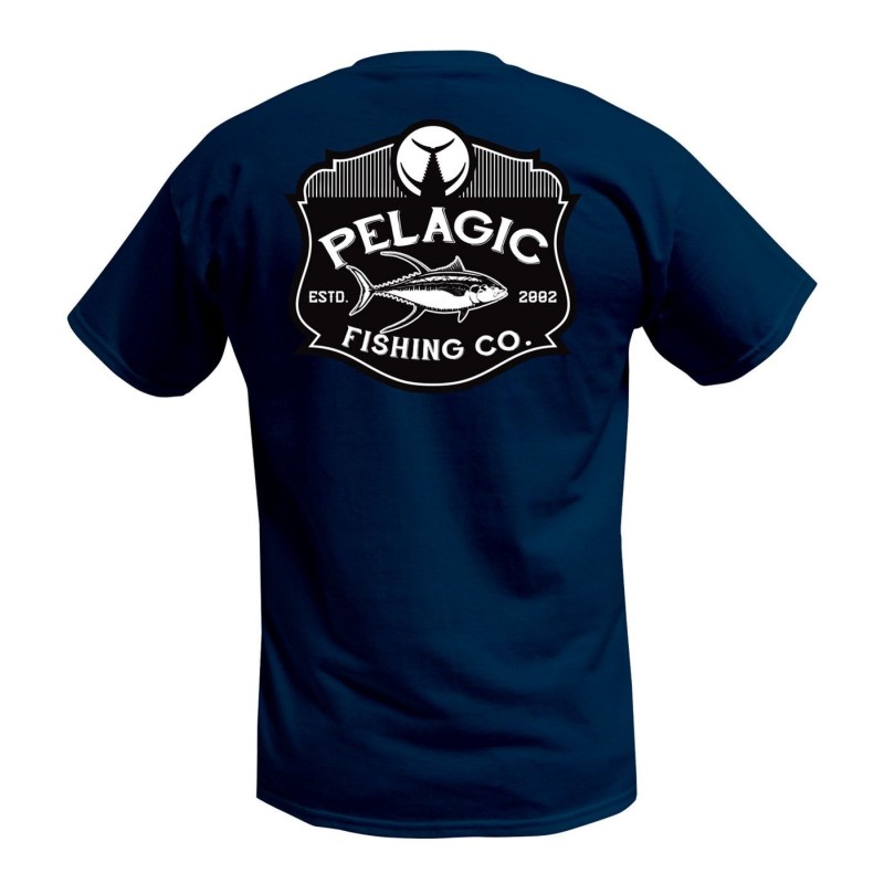 Camiseta de pesca PELAGIC ESTABLISHED LOGO TEE Talla M