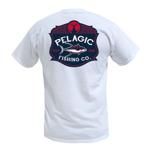Camiseta de pesca PELAGIC ESTABLISHED LOGO TEE Talla M