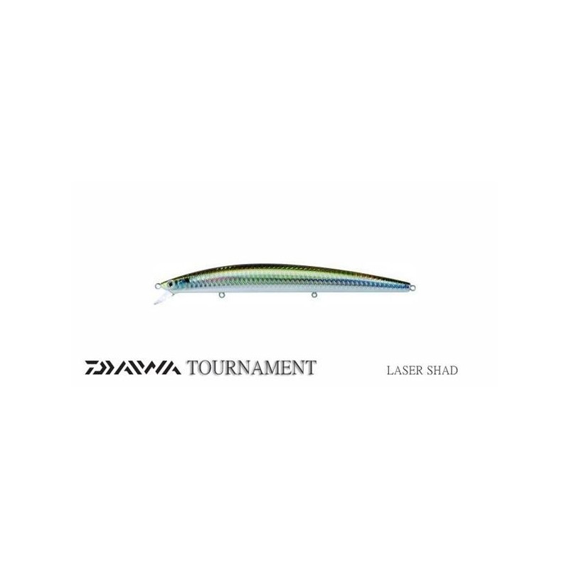Señuelo DAIWA TOURNAMENT SHINNER SSR-F Laser Shad