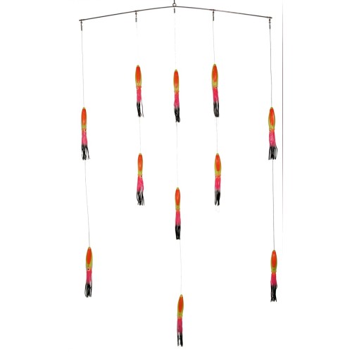 Excitador SQUIDNATION 36 inch Bar with 9 Inch Shell Squids