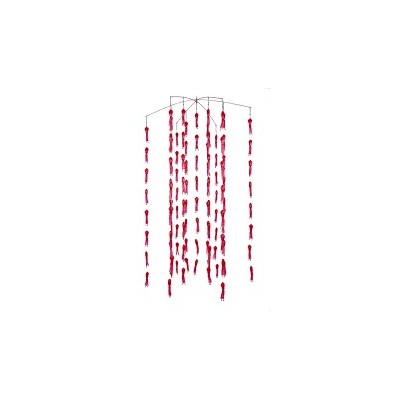 Excitador SQUIDNATION Fat Daddy 6 Arm Stainless Steel Rubber Squid Dredge
